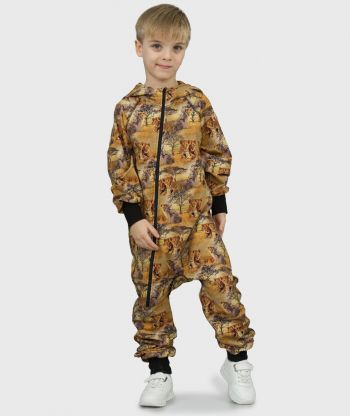 Onepiece French Terry Jumpsuit Lions Family