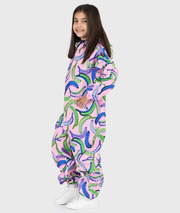Waterproof Softshell Overall Comfy Bananfläckar Jumpsuit