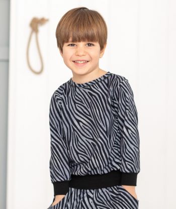 Long Sleeve Shirt Abstract Stripes