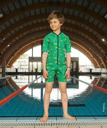 Neoprene Thermal Wetsuit Dino Green