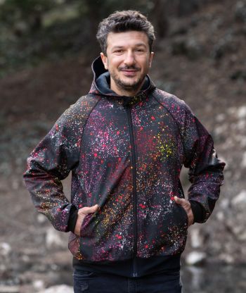 DAD - Softshell Waterproof Hoodie Dashing Drops