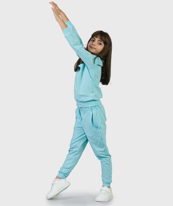 SET - Pants And Shirt Bright Turquoise