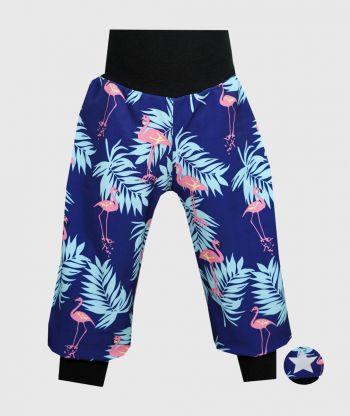 Waterproof Softshell Pants Flamingo Birds